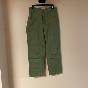 Urban Outfitters Green Cotton Pants